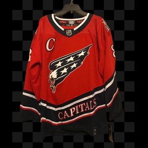 NEW NHL Jersey Washington Capitals Ovechkin #8
